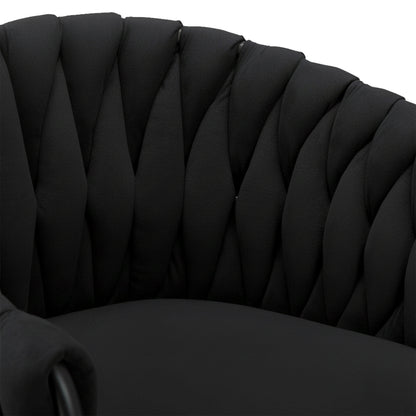 Barová židle Cofton Black černý Velvet
