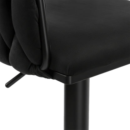 Barová židle Cofton Black černý Velvet