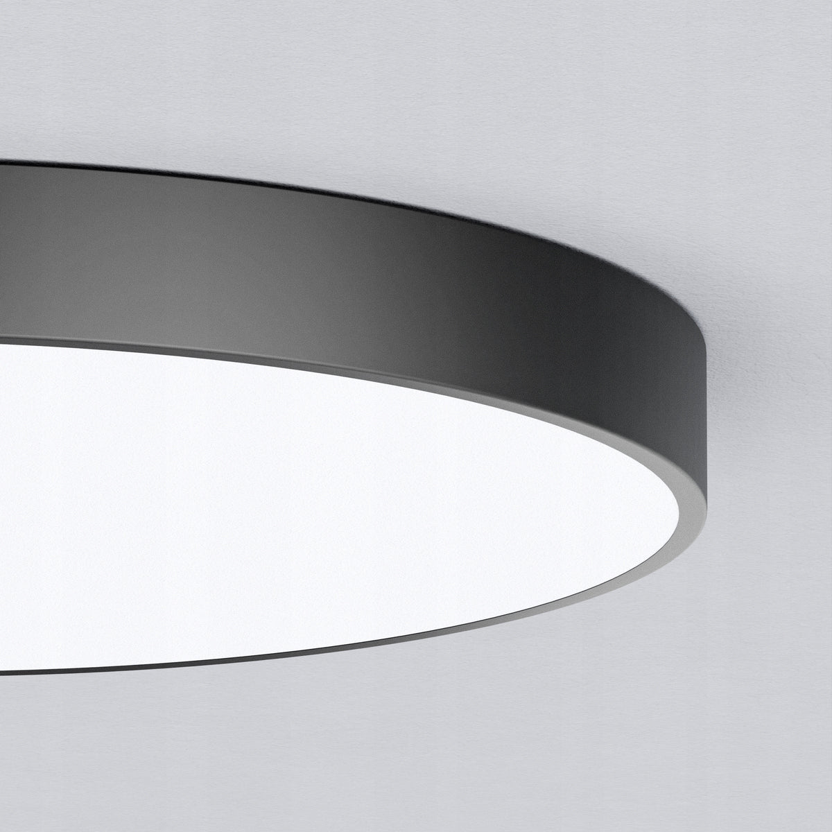 Černé stropní LED svítidlo 36 W, 3600 lm, 4000 K, 40 cm
