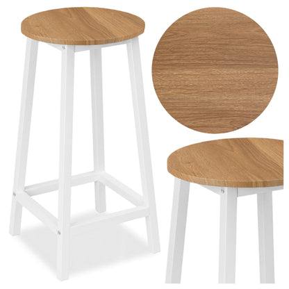 Barová židle Flint bílý Modern Oak industrial