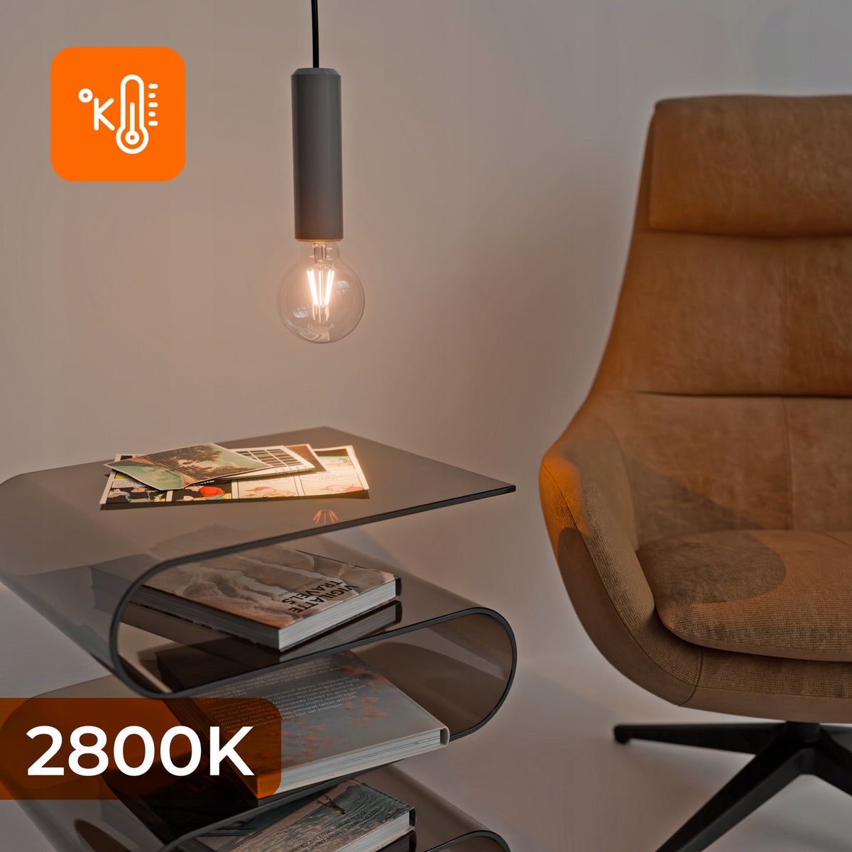 LED žárovka E27 8 W, 1055 lm, 2800 K – teplá bílá