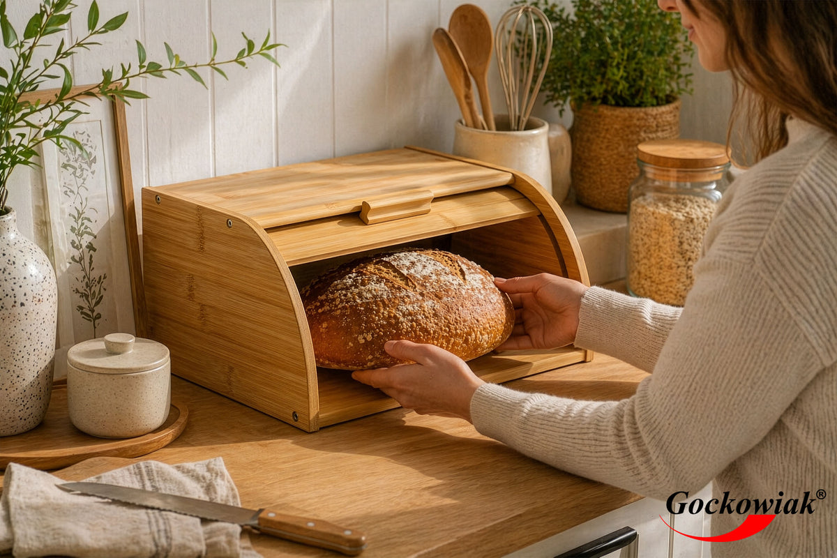Chlebník nádoba na pečivo bambusový GRANO