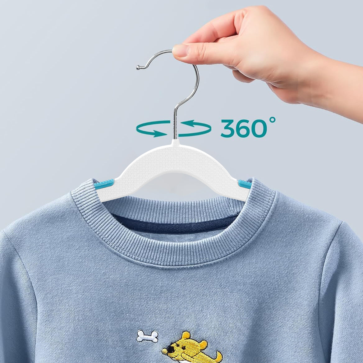 Dětská ramínka KIDSI sada 30 kusů vícebarevné