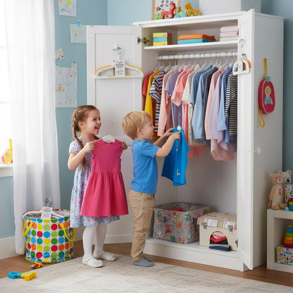 Dětská ramínka KIDSI sada 30 kusů vícebarevné
