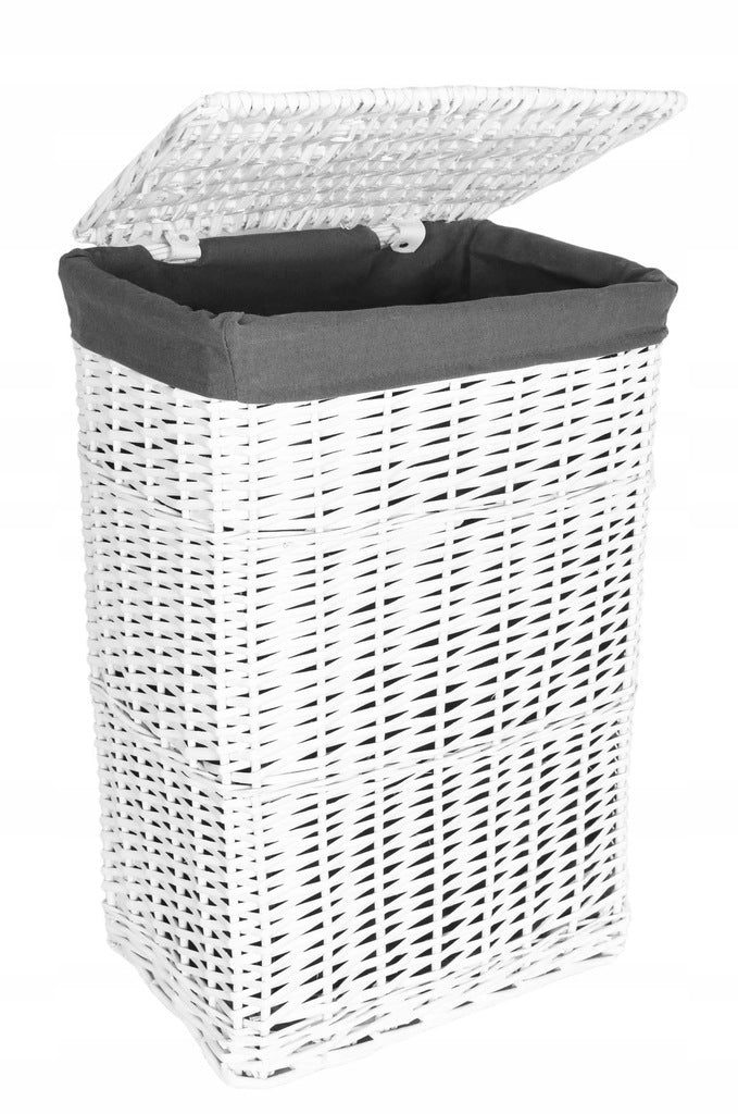 Sada proutěných košů bílo-šedých 72L a 114L