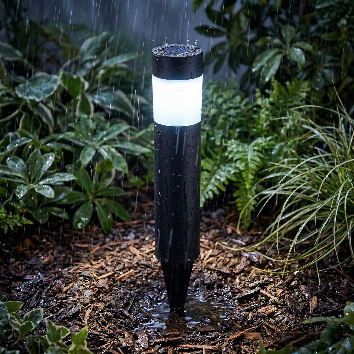 LED solární zápichové svítidlo 38 cm, IP44