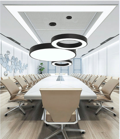 Kulaté kancelářské závěsné LED svítidlo 30 W, 40 cm