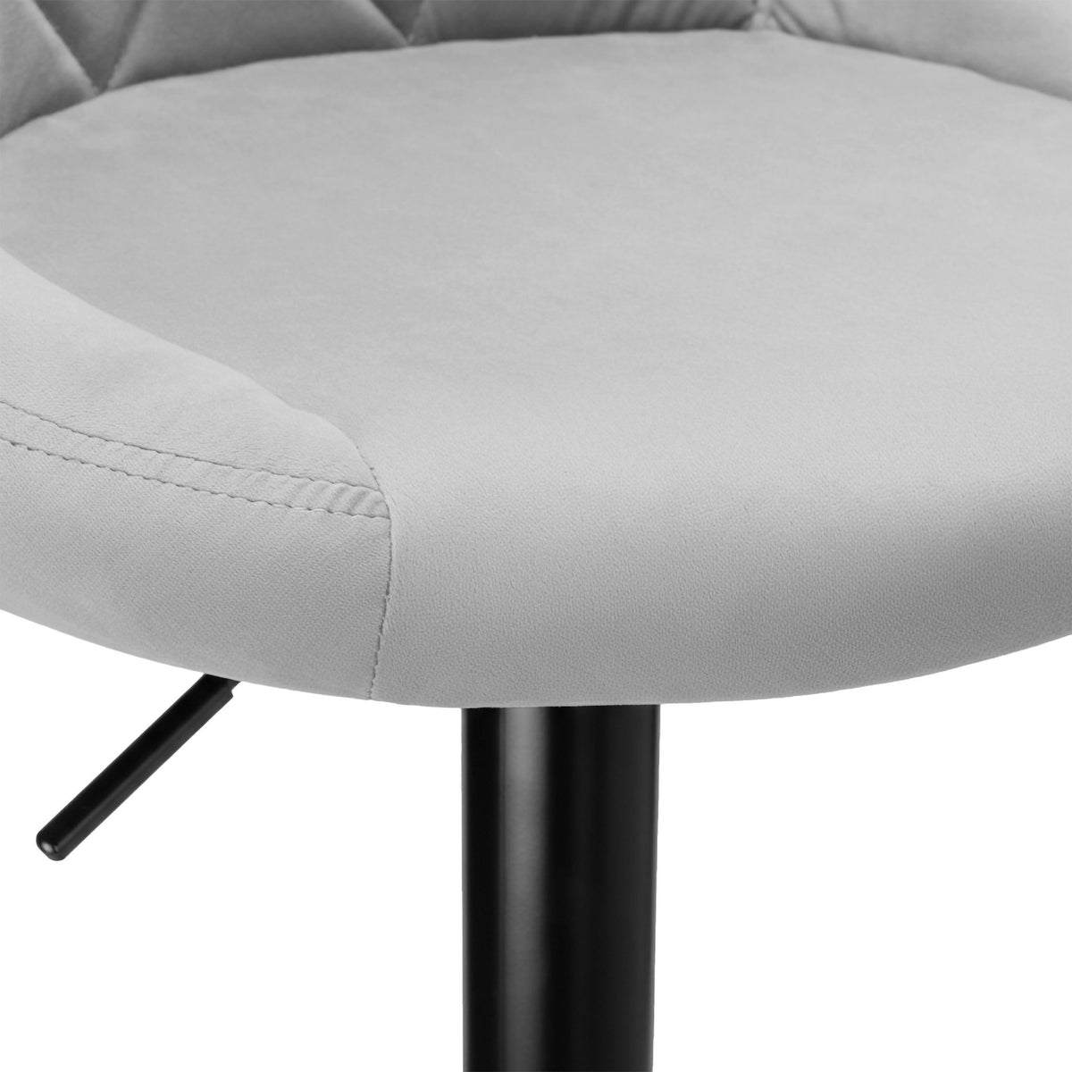 Barová židle Cydro Black šedý Velvet