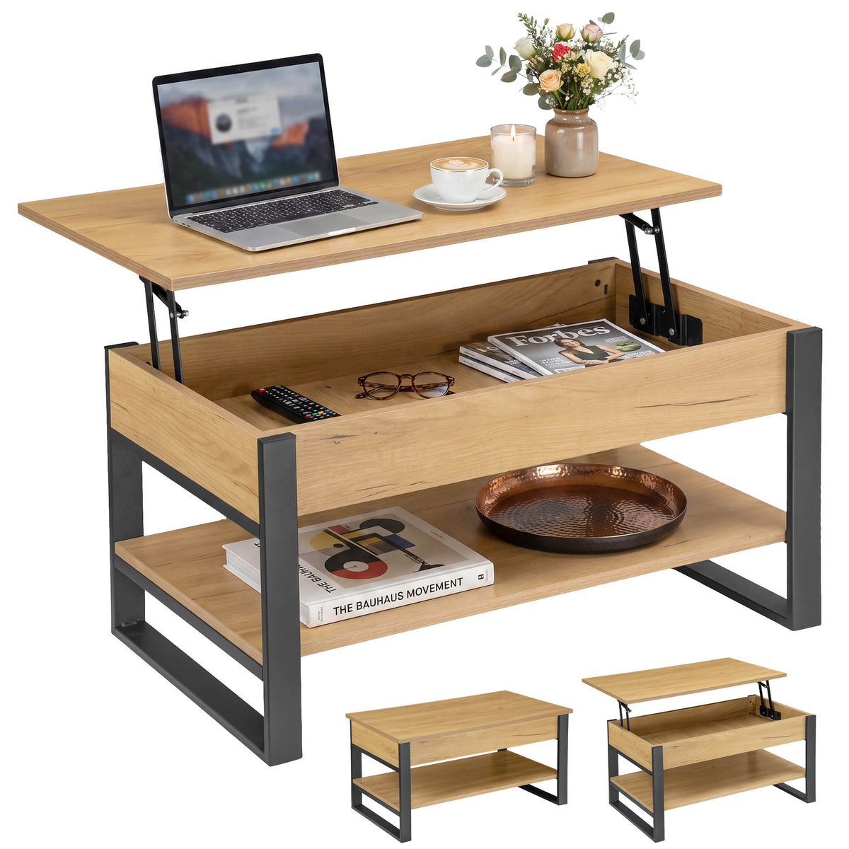 Stolek se zvedací deskou stolek VARDE CRAFT
