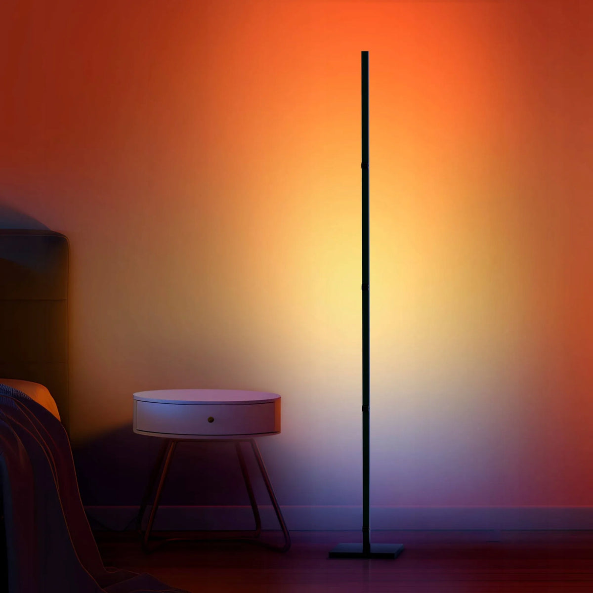 LED stojací lampa 10 W, nastavitelná