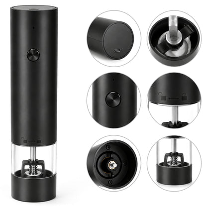 Mlýnek na koření AROMA elektrický 2 ks
