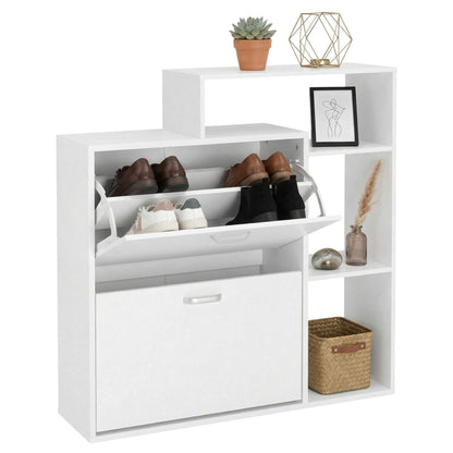 Botník s regálem ZEFIR white