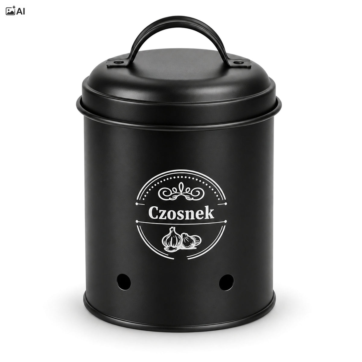 Nádoby na brambory, cibuli a česnek TARCOS černý 3 ks