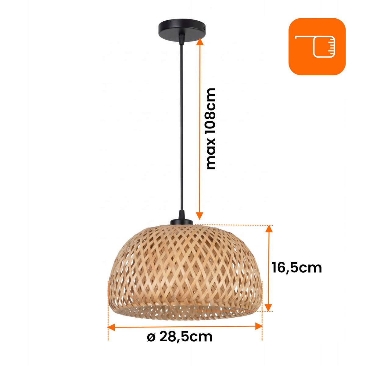 Stropní svítidlo E27 28,5 cm