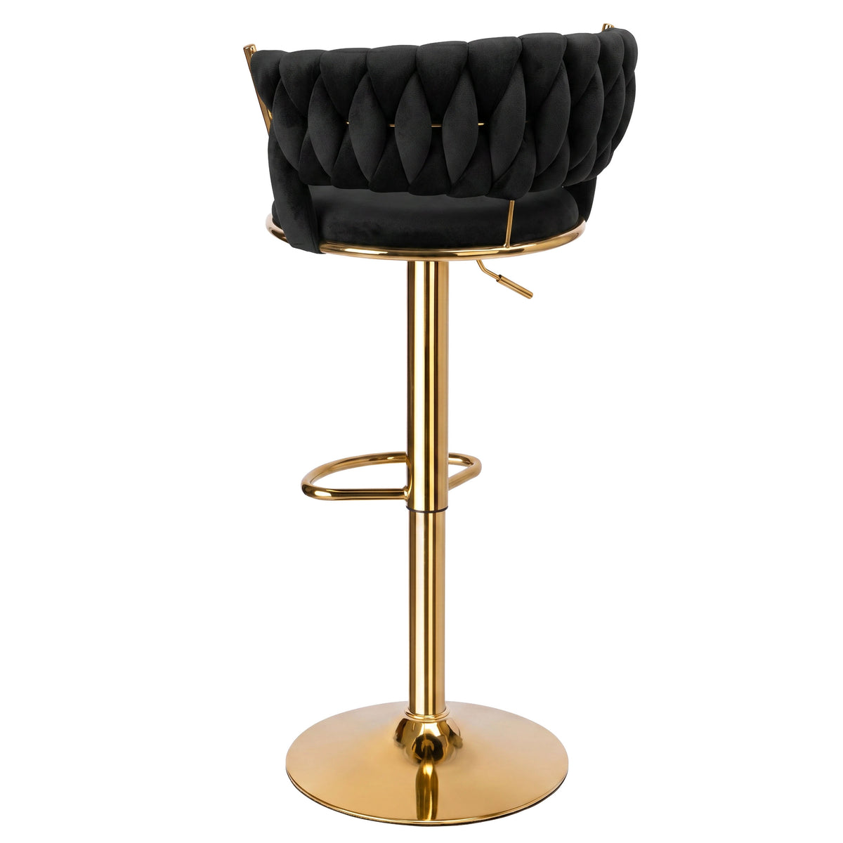 Barová židle Tresso Gold černý Velvet