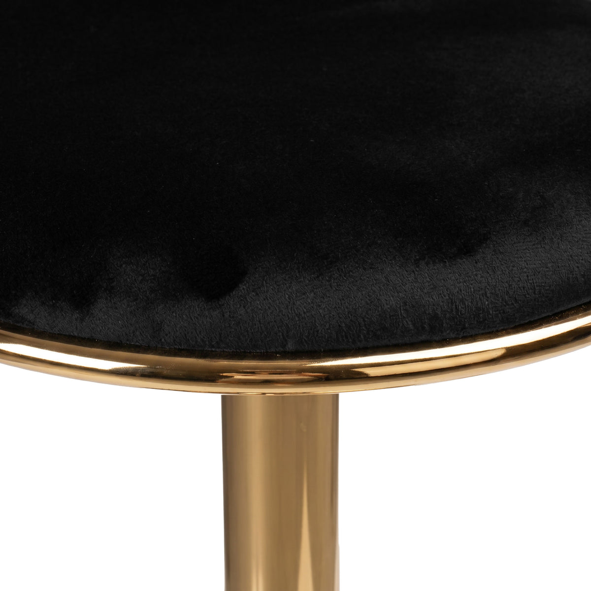 Barová židle Tresso Gold černý Velvet