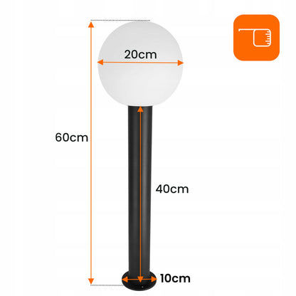 Venkovní osvětlovací sloupek E27 60 cm, IP54