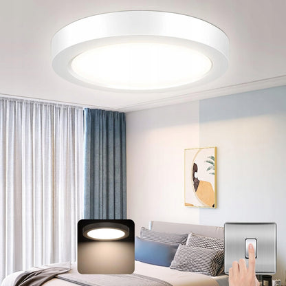 Bílé kulaté stropní LED svítidlo 24 W
