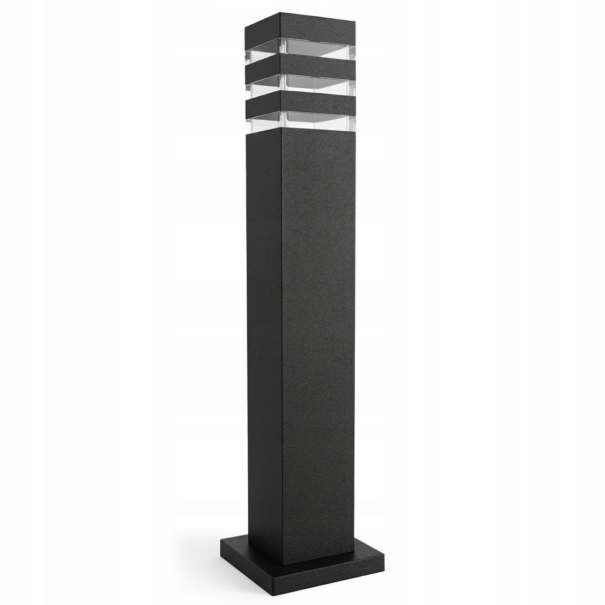 Černý venkovní osvětlovací sloupek E27 230 V, 50 cm, IP54