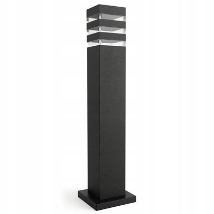 Černý venkovní osvětlovací sloupek E27 230 V, 50 cm, IP54
