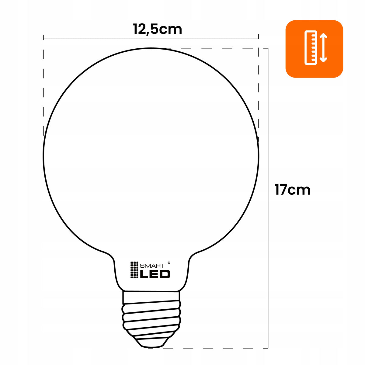 LED žárovka E27 4 W, 360 lm, 2800 K – teplá bílá