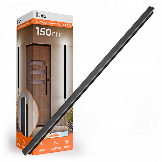 LED fasádní svítidlo 45 W, 150 cm, IP65