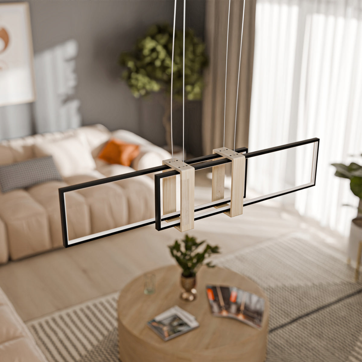 LED závěsné svítidlo 58 W