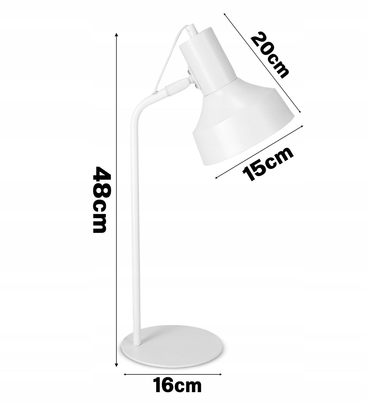 Stolní lampa E27, nastavitelná