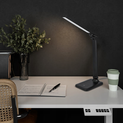 LED stolní lampa 5 W, s dotykovým ovládáním, USB