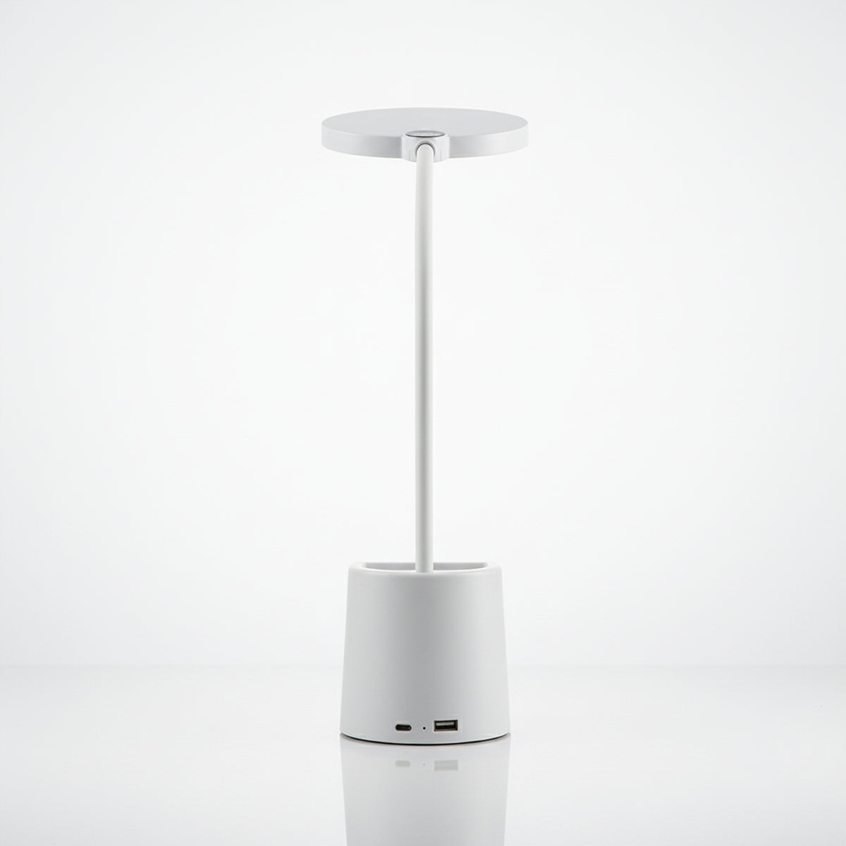 LED stolní lampa, s bezdrátovým nabíjením, s dotykovým ovládáním, nastavitelná, 3 režimy barvy světla, s organizérem