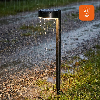 Černé LED solární zápichové svítidlo, IP65
