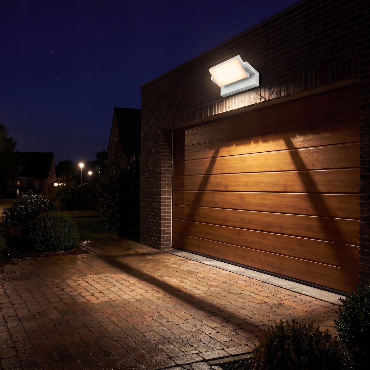 LED fasádní svítidlo 24 W, 3 režimy barvy světla