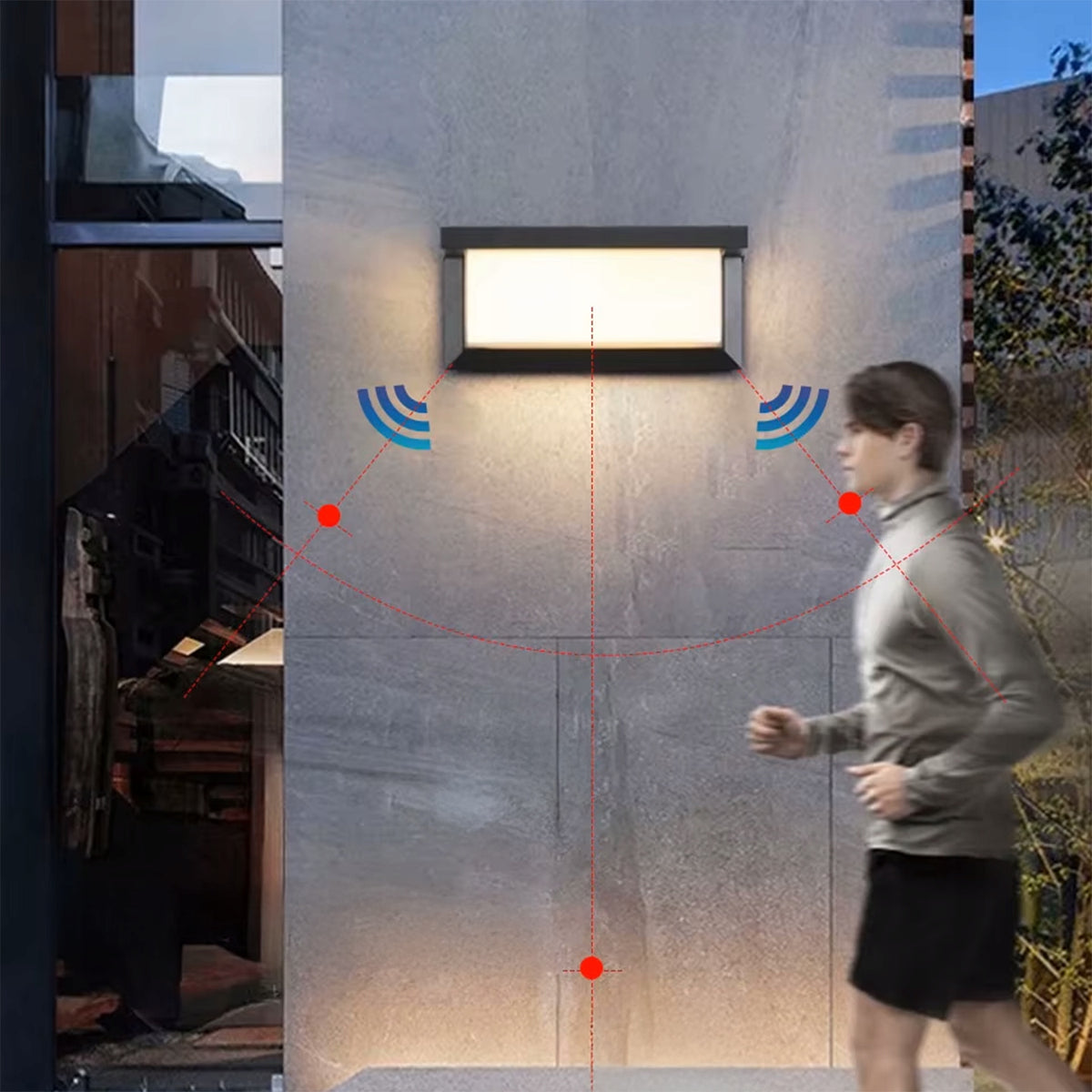LED fasádní svítidlo 10 W, 600 lm, IP54