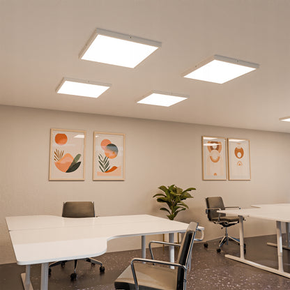 Bílé stropní LED svítidlo 32 W, 3520 lm, 4000 K, 40 × 40 cm