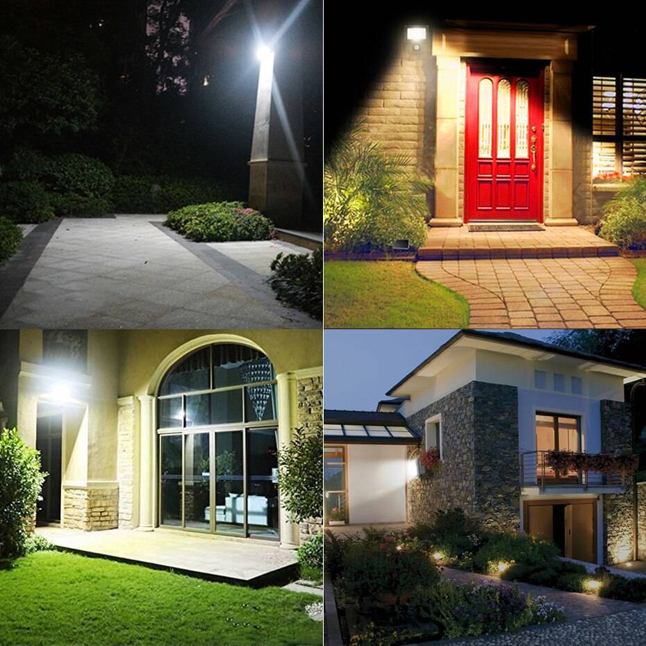 LED reflektor s PIR čidlem 50 W, 4000 lm, neutrální bílá 4500 K, IP65, 230 V
