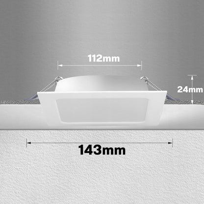 Zápustný LED panel 12 W