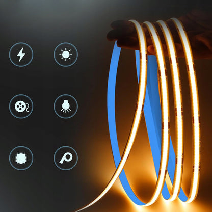 LED neonový pásek 24 V, 8 W, 1100 lm, 1 m, stmívatelný, CCT