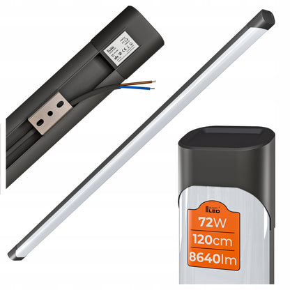 Stropní LED svítidlo 72 W, 8640 lm, 120 cm