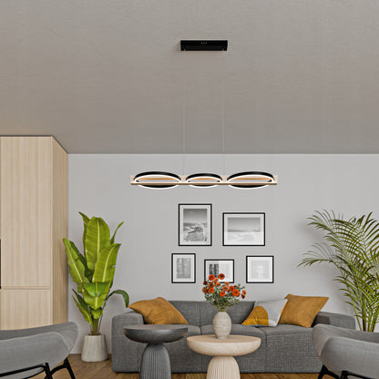 Bílé LED závěsné svítidlo – teplá bílá