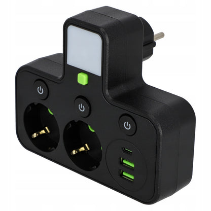 Prodlužovací kabel 230 V, USB