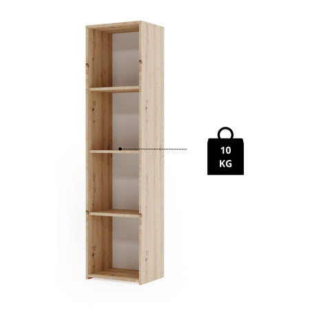 Regál LONI 160 × 40 cm – dub artisan