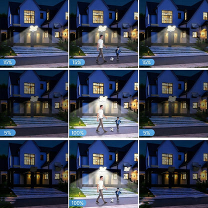 LED solární pouliční svítidlo, IP44