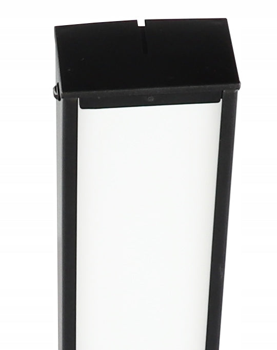 Černé kancelářské závěsné LED svítidlo 60 W, 2 m
