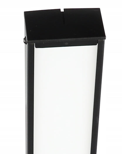 Černé kancelářské závěsné LED svítidlo 60 W, 2 m