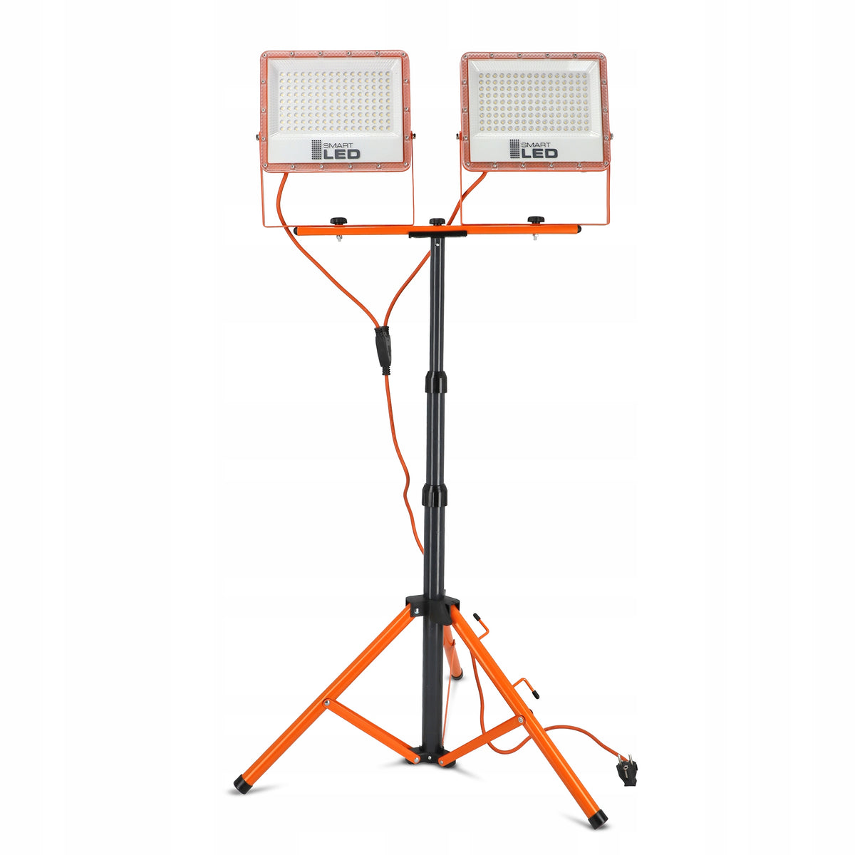 LED pracovní reflektor na stativu 2 × 100 W, 22 000 lm, neutrální bílá 4500 K, IP65