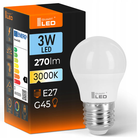 LED žárovka E27 3 W, 270 lm, 3000 K – teplá bílá