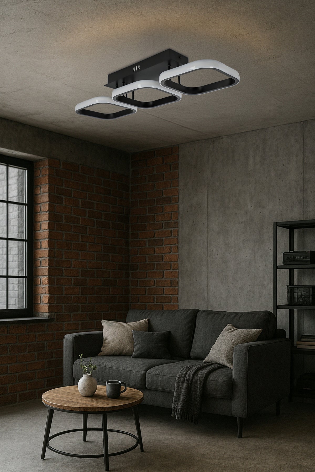 Kancelářské závěsné LED svítidlo 48 W, 4320 lm, CCT, 3 režimy barvy světla