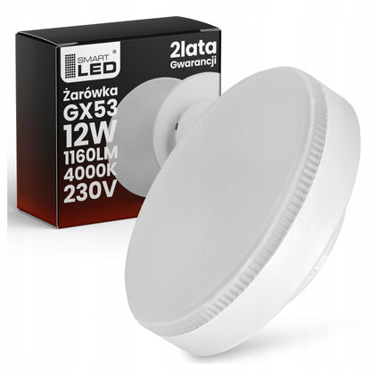 Bílá LED žárovka GX53 12 W, 1160 lm – neutrální bílá