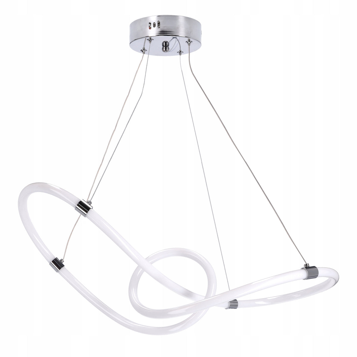 Chromové LED závěsné svítidlo 46 W