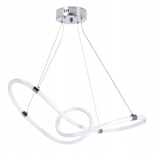 Chromové LED závěsné svítidlo 46 W